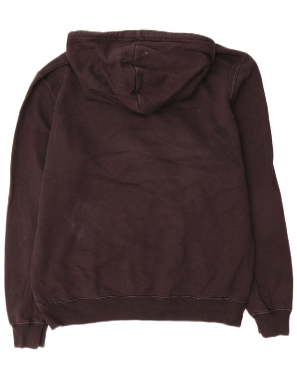 Champion Herre Grafisk Regular Fit Hoodie Jumper Large Sort Bomuld