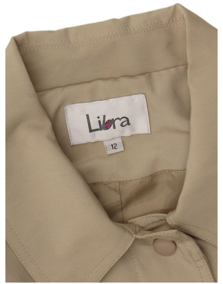 Libra Dame Overfrakke US 12 Large Beige Polyester