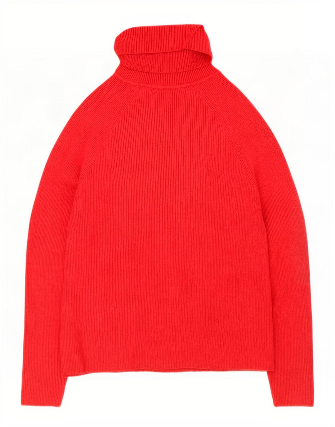 Marks & Spencer Dame Rullehals Sweater UK 10 Small Red Viscose