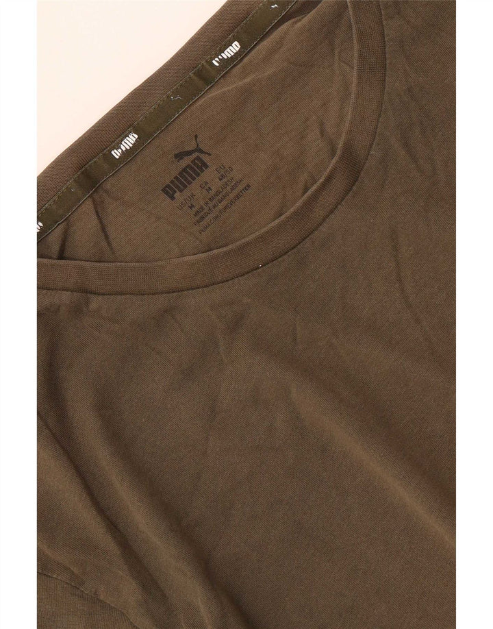 Puma Herre grafisk T-shirt Top Medium Khaki