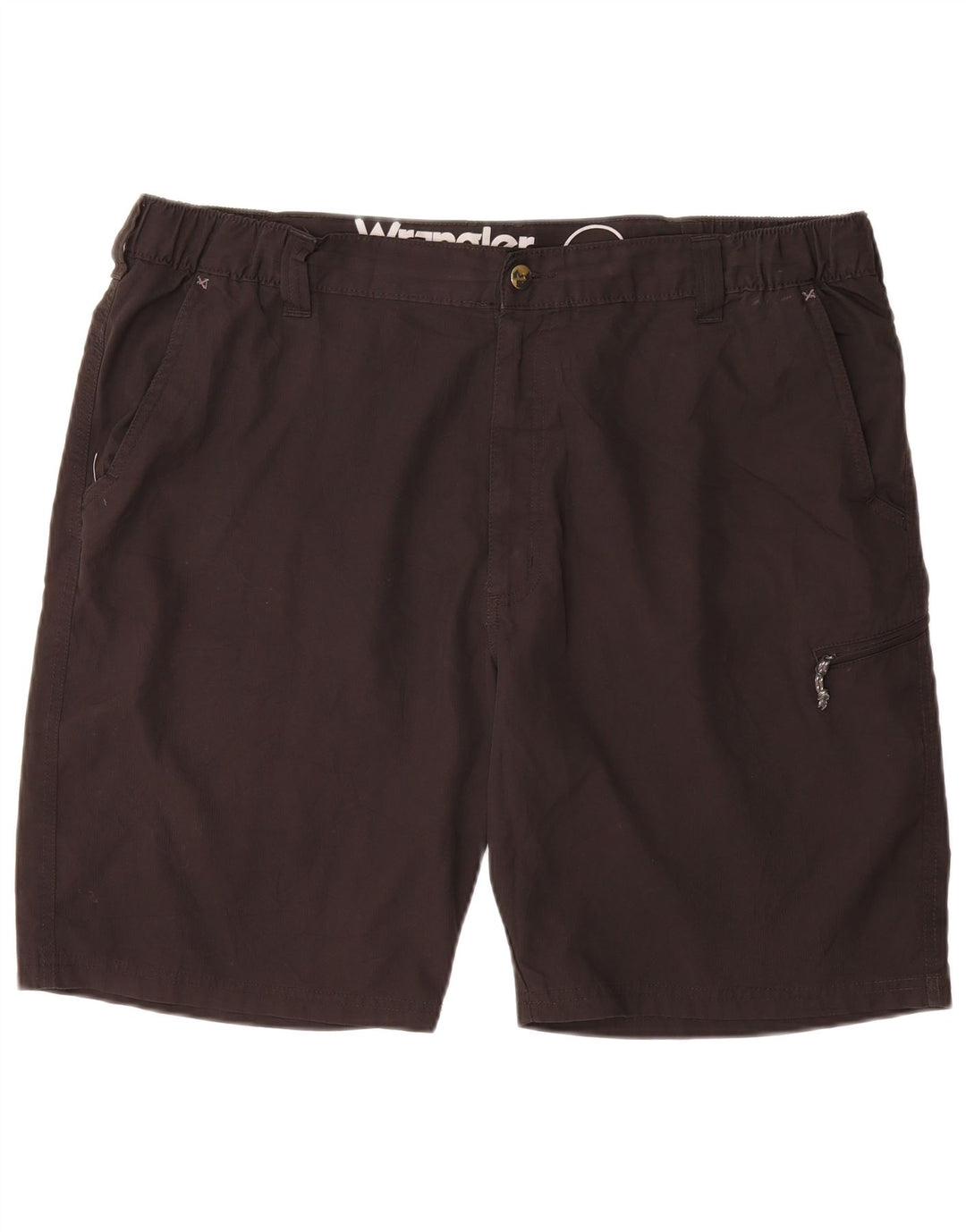 WRANGLER Mens Cargo Shorts W40 XL Black Polyester