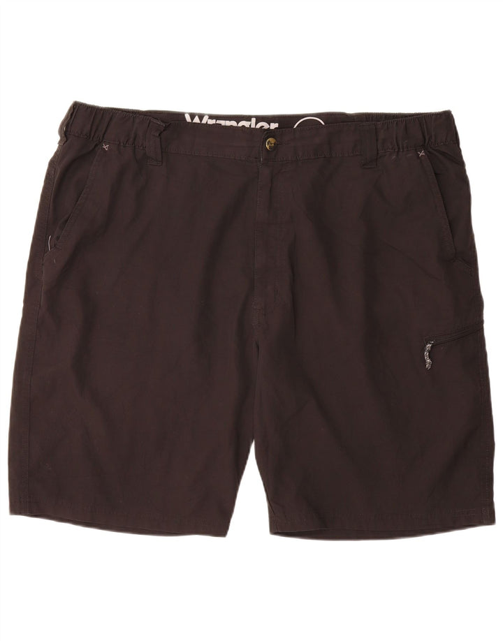 WRANGLER Mens Cargo Shorts W40 XL Black Polyester