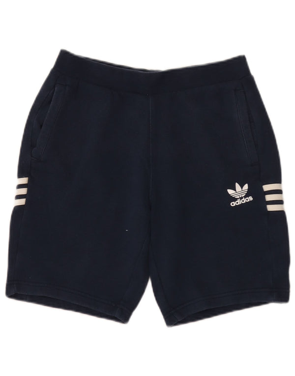 Adidas drenge sportsshorts 9-10 år marineblå bomuld