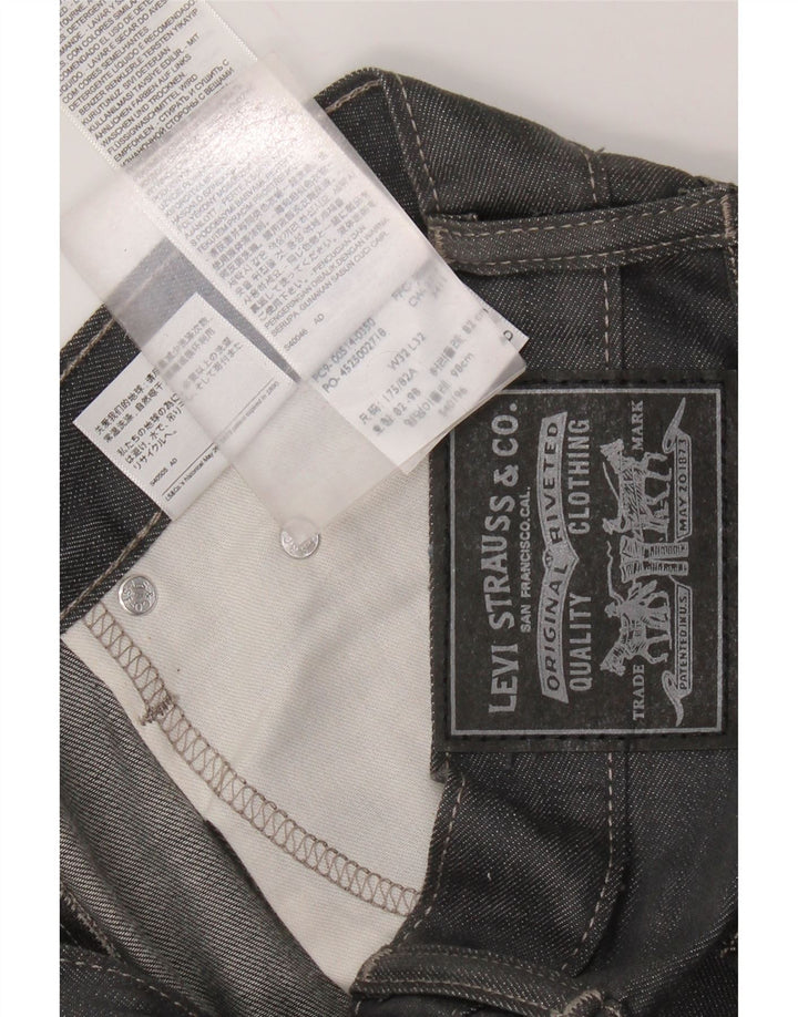 LEVI'S Straight jeans til mænd W32 L32 Grå bomuld
