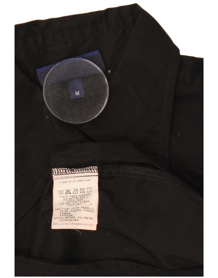 Trussardi Dame Langærmet Bodysuit UK 12 Medium Sort Bomuld