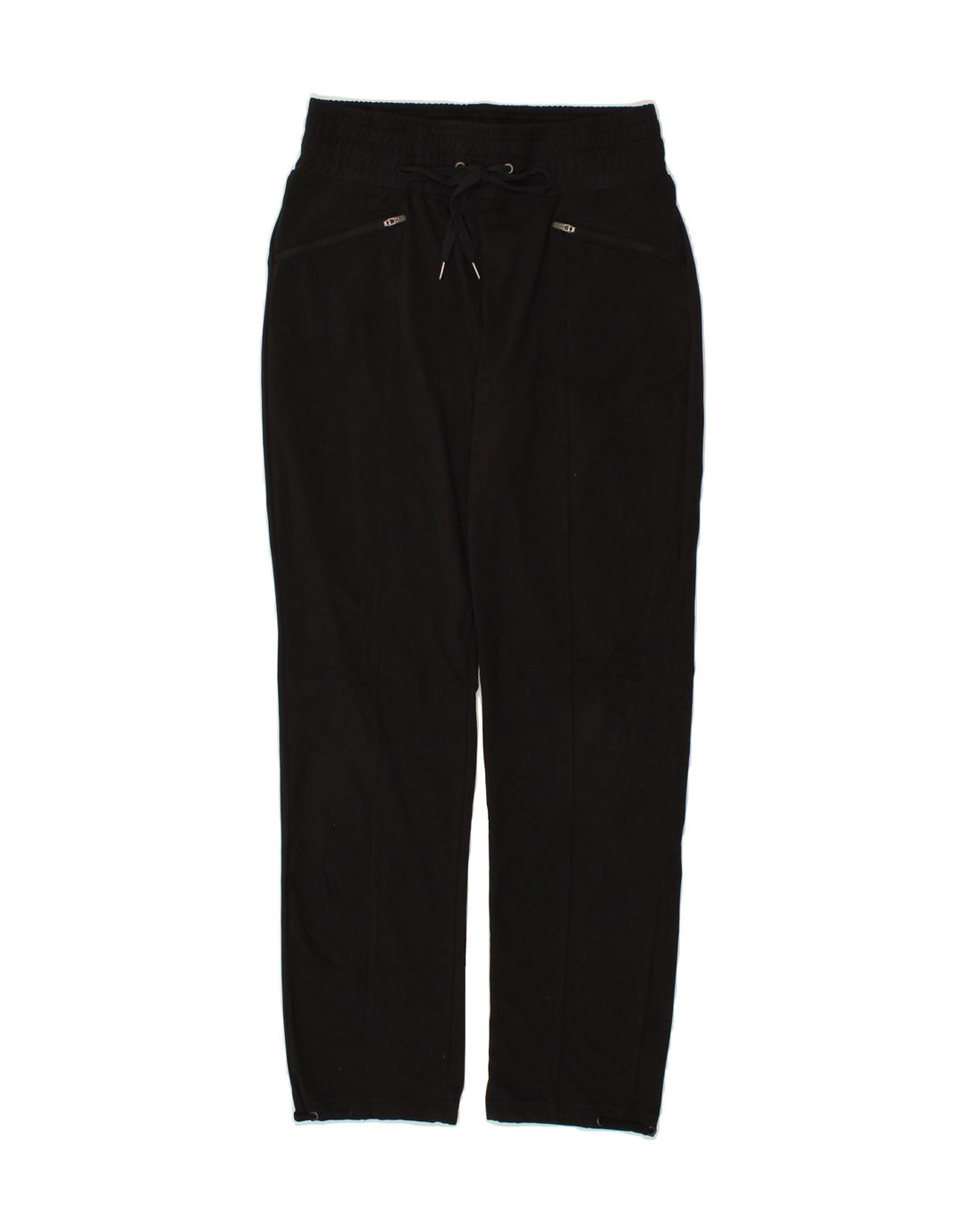 EDDIE BAUER Womens Tracksuit Trousers UK 10 Small Black Polyester Vintage Eddie Bauer and Second-Hand Eddie Bauer from Messina Hembry 