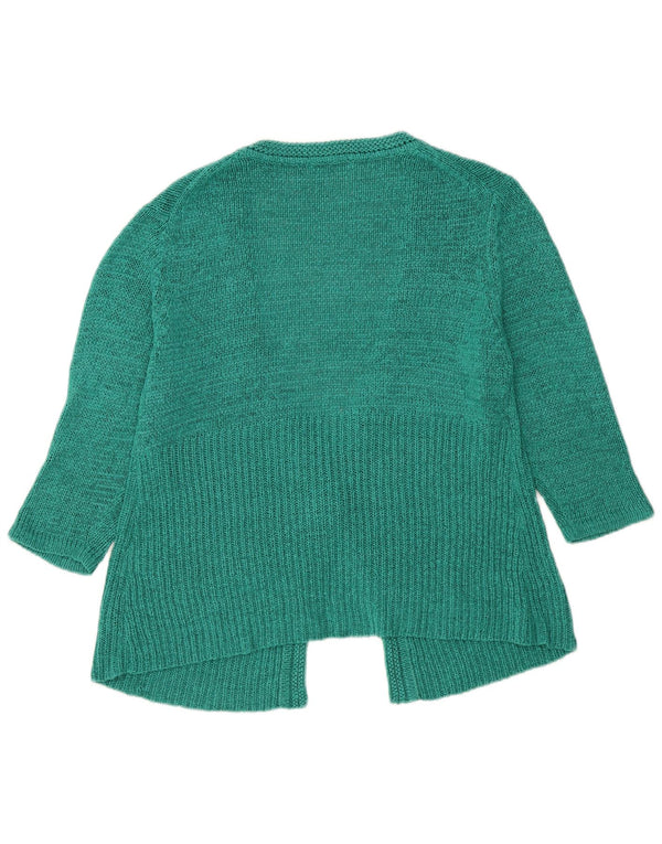 Marks & Spencer dame cardigantrøje med 3/4 ærmer UK 16 Large Green