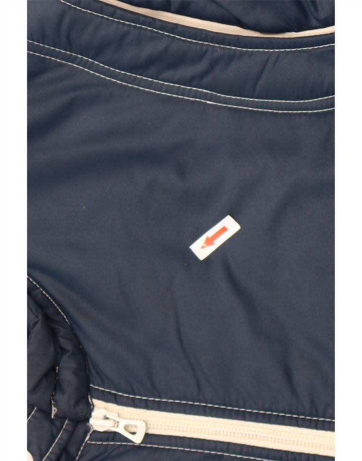 Vintage bomberjakke til mænd IT 52 XL Marineblå Colourblock