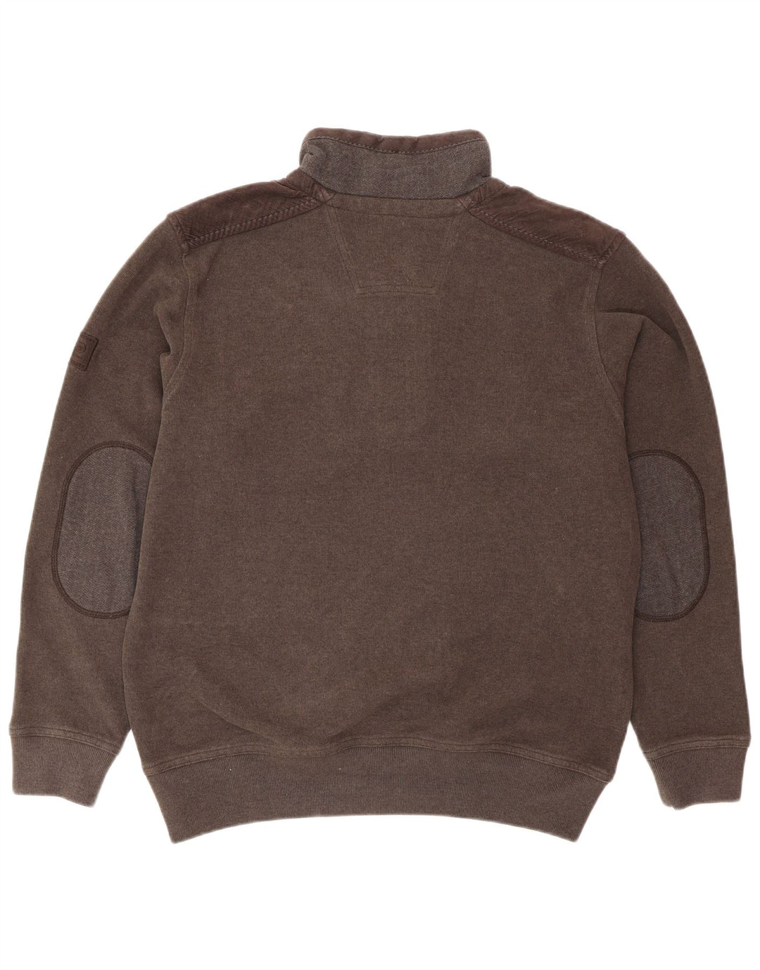 Pierre Cardin Herre sweater med lynlåshals mellem brun