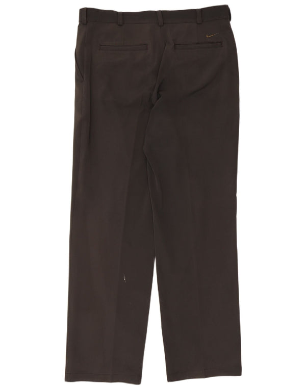 Nike Straight Chino-bukser til mænd W34 L32 Sort polyester