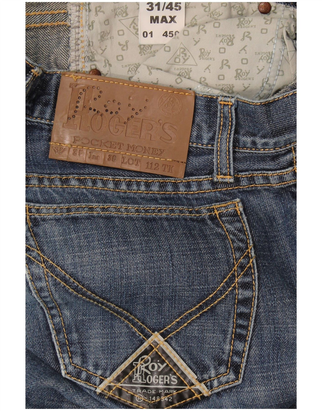 Roy Rogers Dame Slim Jeans W31 L31 Blå Bomuld