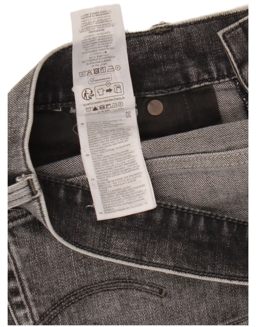G-Star Herre Regular Tapered Jeans W34 L34 Grå Bomuld