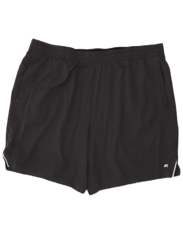 Russell Athletic Herre Dri-Power Sportshorts 2XL Grå Polyester