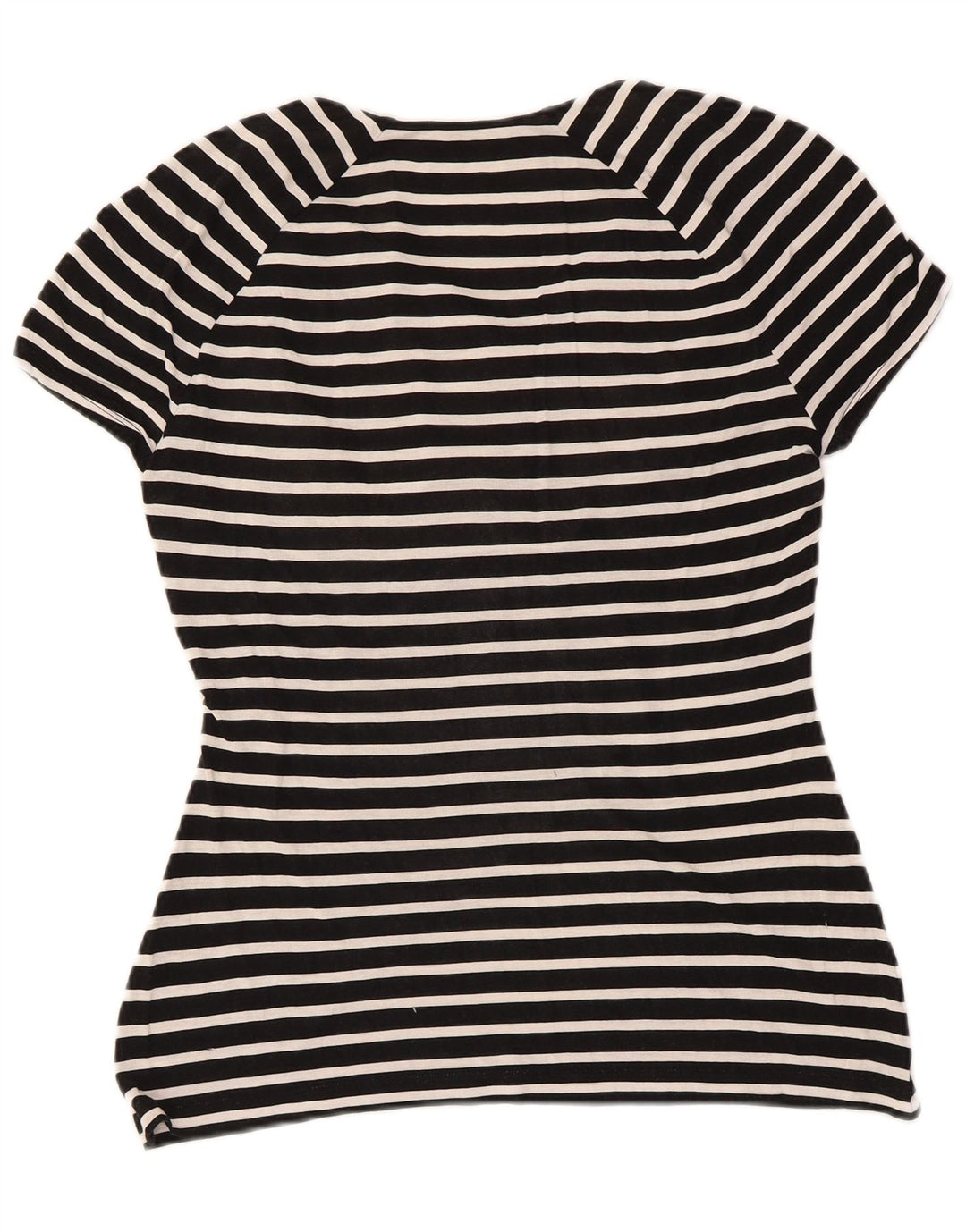 Max Mara Dame Weekend Bluse Top UK 12 Medium Sort Stribet