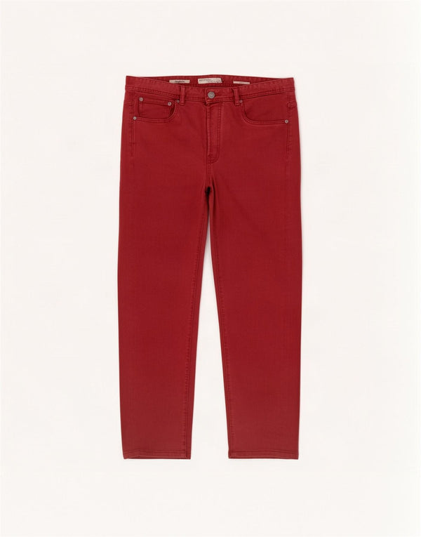 Conbipel Herre Lige Jeans IT 54 2XL W38 L30 Rød Bomuld