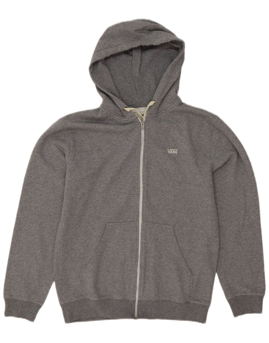 Vans Hættetrøje med lynlås til mænd Stor grå polyester