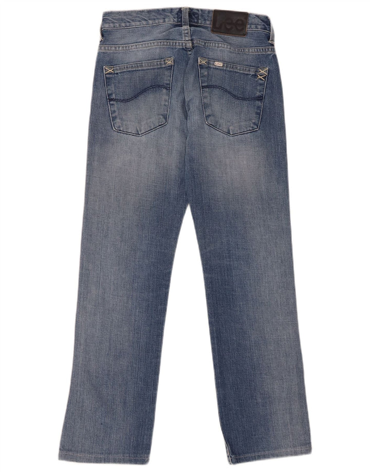 Lee Dame Knox Straight Jeans W28 L28 Blå Bomuld