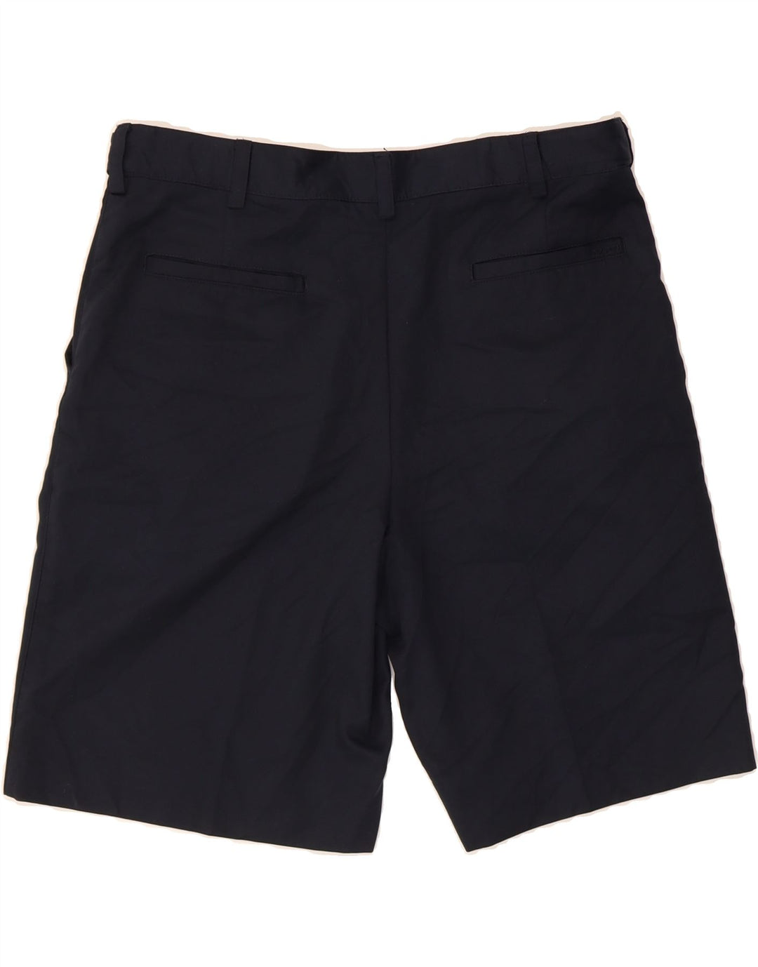IZOD Mens Pegged Chino Shorts W36 Large Navy Blue Polyester Vintage Izod and Second-Hand Izod from Messina Hembry 