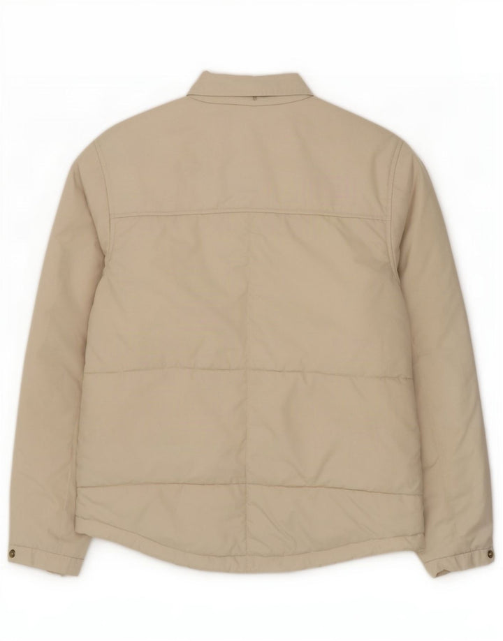 Nike oversize polstret jakke til kvinder US 4/6 Small Beige Polyester