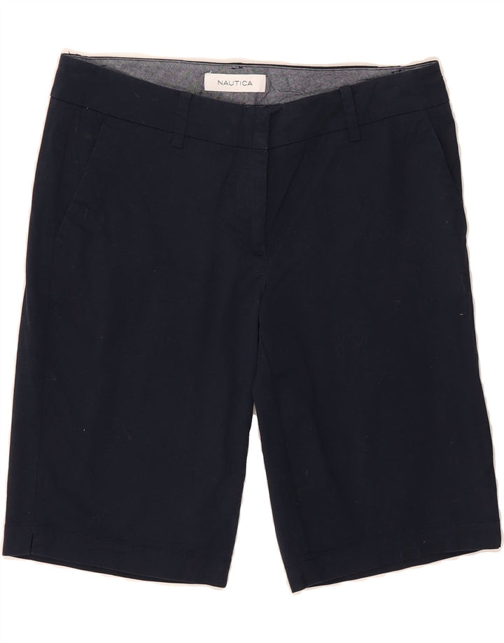 NAUTICA Womens Chino Shorts US 6 Medium W30  Navy Blue Cotton Vintage Nautica and Second-Hand Nautica from Messina Hembry 