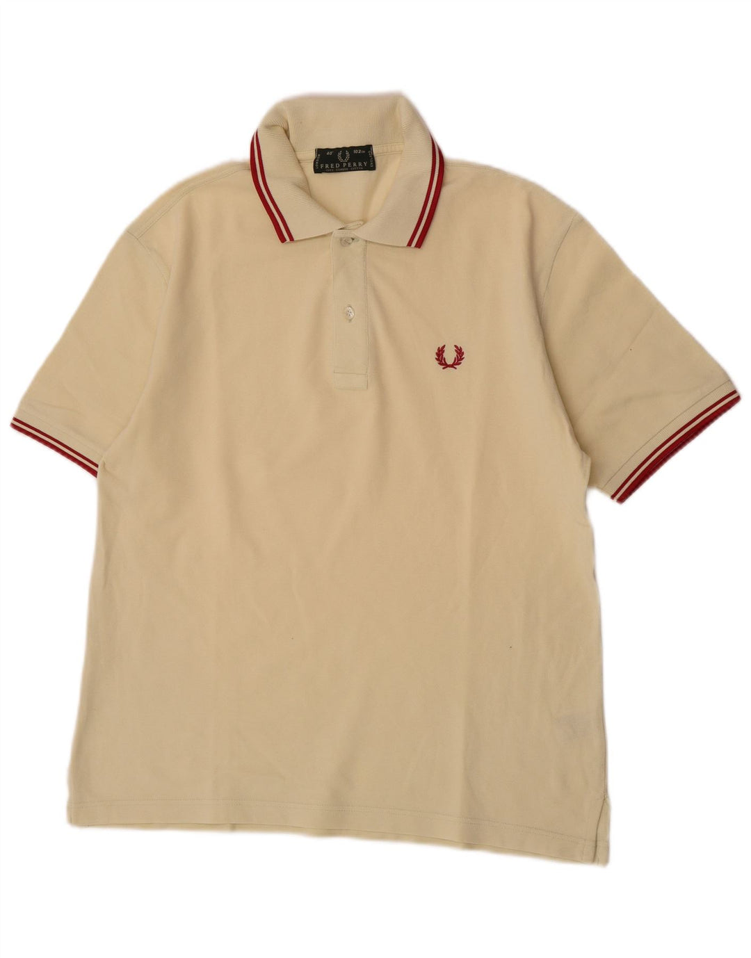 Fred Perry Herre poloshirt Medium gul bomuld