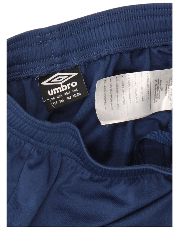 Umbro Boys Sports Shorts 9-10 År Medium Navy Blue Polyester