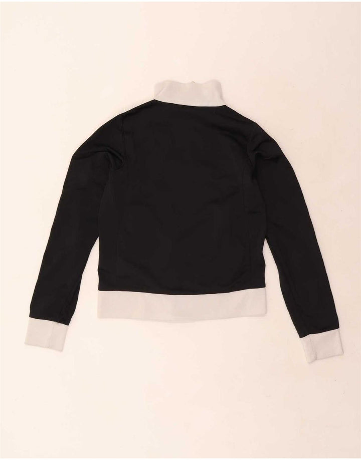 Nike fuld træningsdragt til kvinder UK 8/10 Small Black Colourblock Polyester