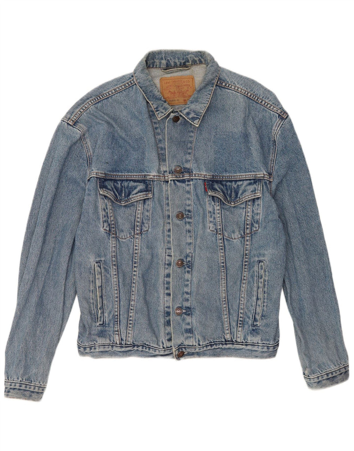 Levi's Herre 70503 Denimjakke UK 42 XL Blå Bomuld