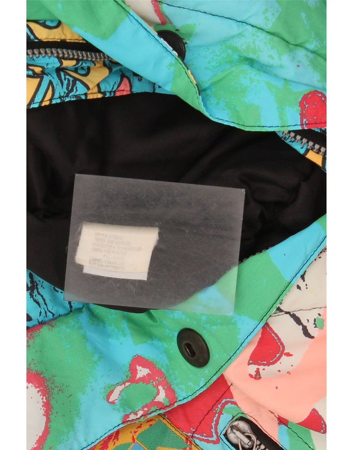 Elho Dame Oversized Grafisk Ski Jumpsuit EU 40 Medium Flerfarvet