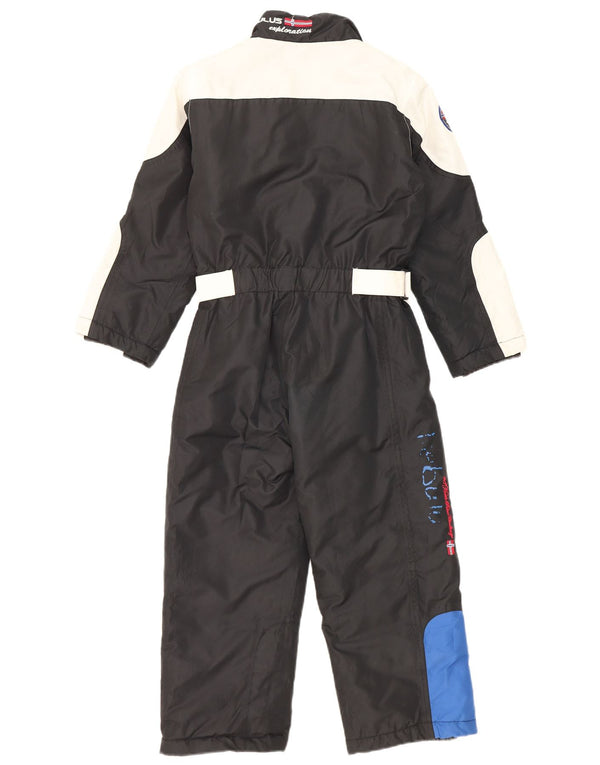 Nebulus Boys Grafisk Ski Jumpsuit 7-8 år Sort Colourblock Polyester