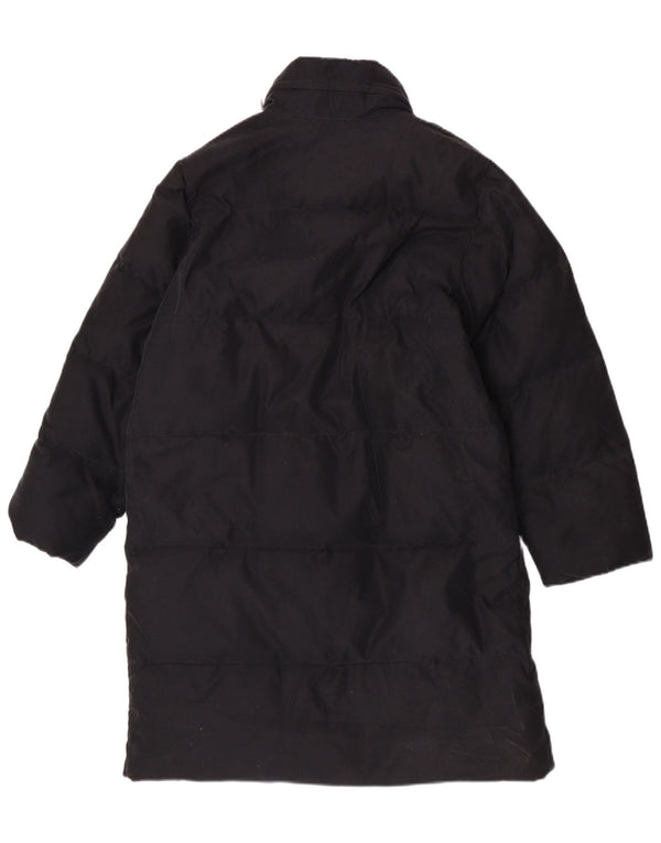 Belfe Dame Hætte Loose Fit Polstret Frakke IT 40 Small Black Polyester