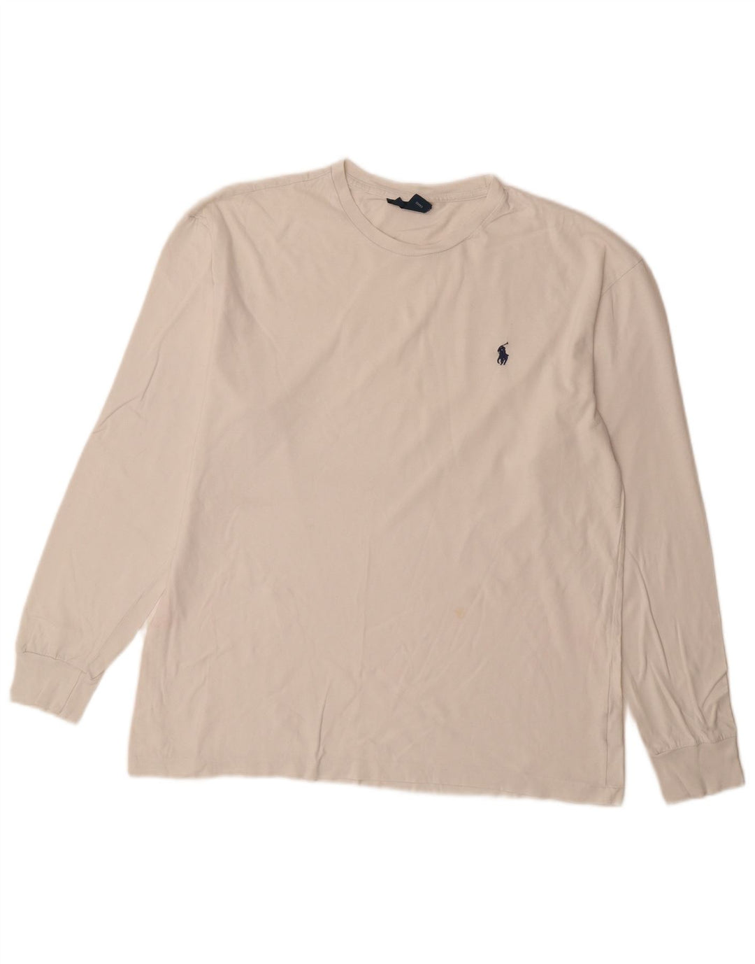 Polo Ralph Lauren Herre Top Langærmet Lille Hvid Bomuld