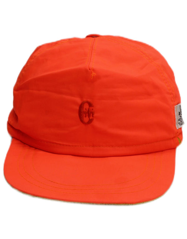 CONTE OF FLORENCE Herre øreklap baseballkasket Stor orange polyamid Sports