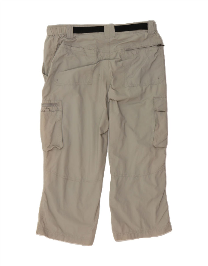 MC KINLEY Womens Capri Trousers W33 L22 Grey Polyamide Vintage MC Kinley and Second-Hand MC Kinley from Messina Hembry 