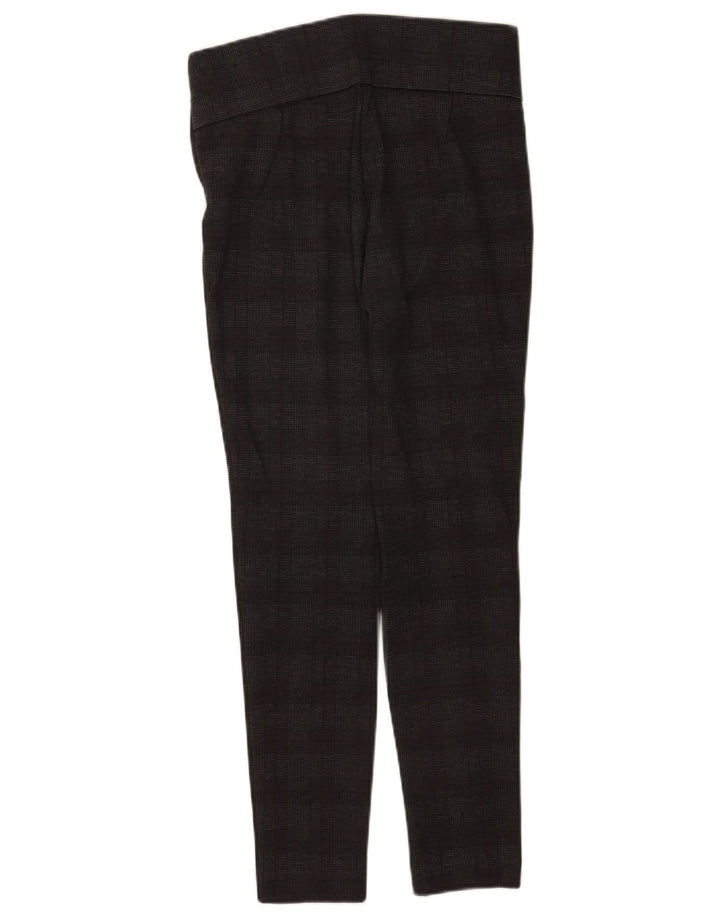 Zara Dame Legging Casual Bukser Medium W28 L28 Grå ternet polyester