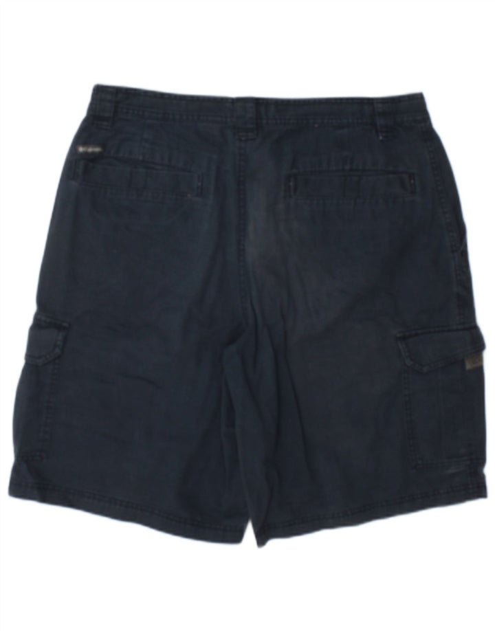 Columbia Herre Cargo Shorts W34 store marineblå bomuld