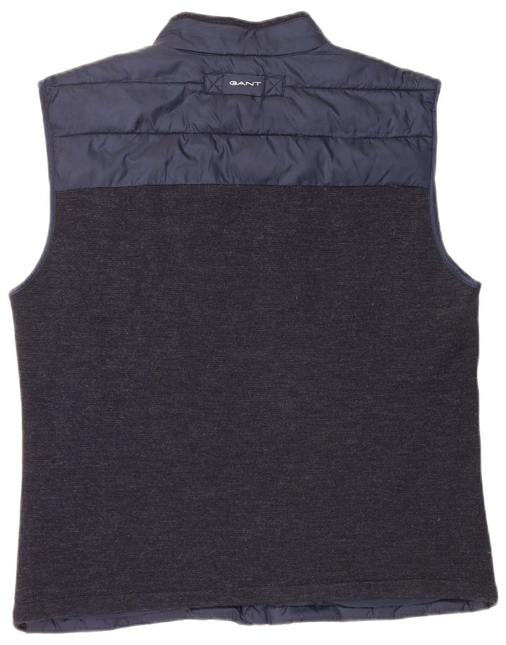 GANT Dame Polstret Gilet UK 16 Large Navy Blue
