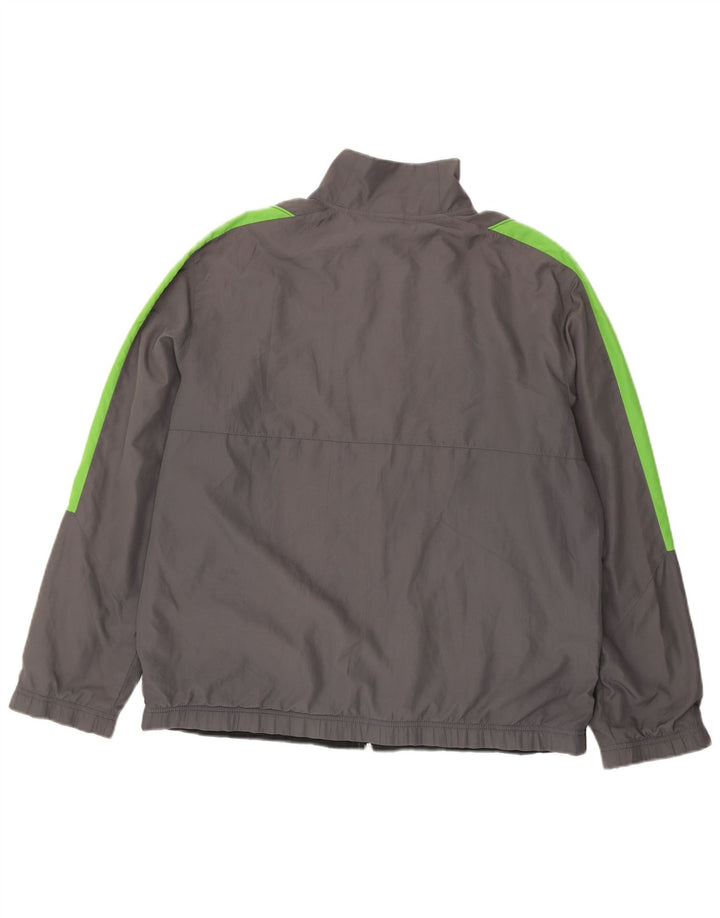 Nike træningsdragt til mænd, topjakke, stor grå farveblok polyester