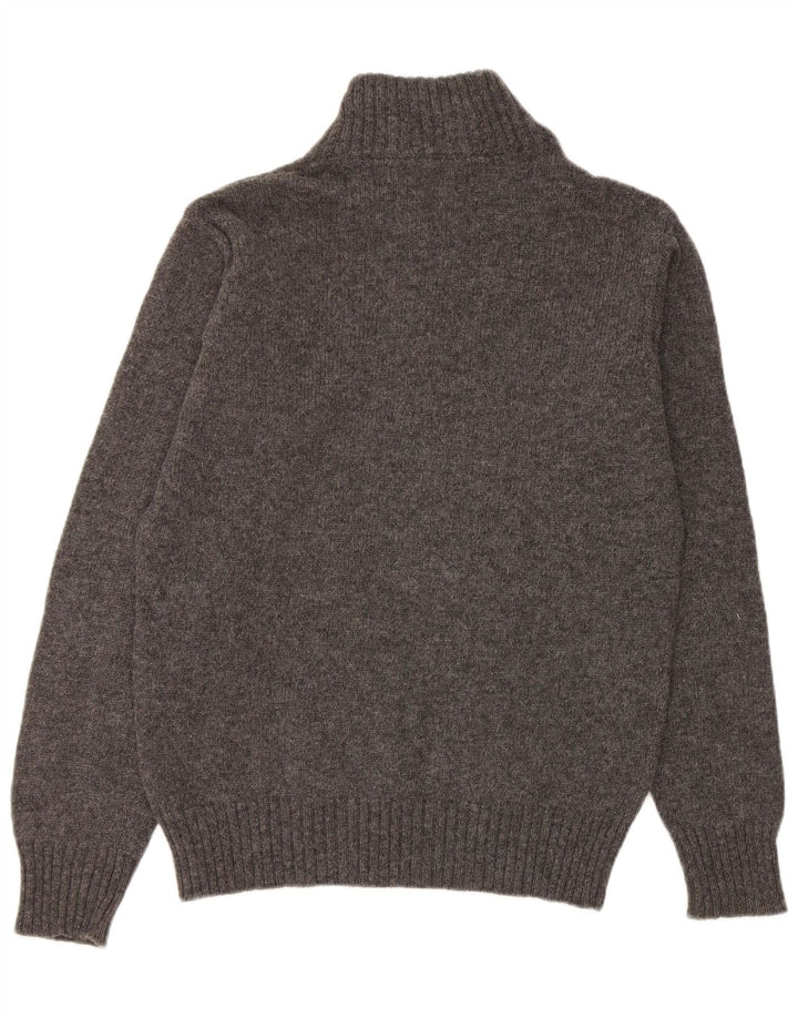 North Sails Herre Zip Neck Jumper Sweater Large Grå Flecked