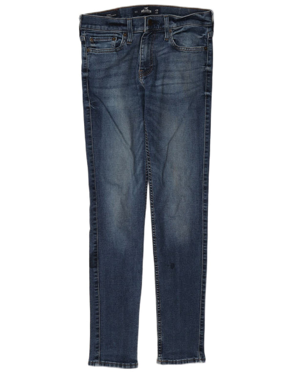 Hollister Skinny Jeans til kvinder W30 L32 Blå Bomuld