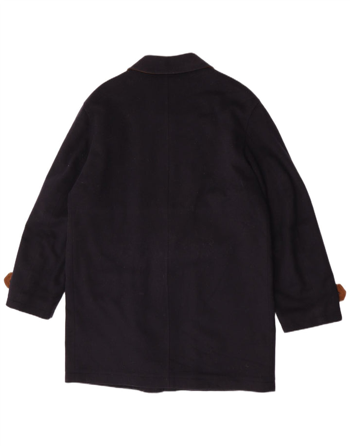 Steinbock Herre Overfrakke UK 40 Large Navy Blue Wool