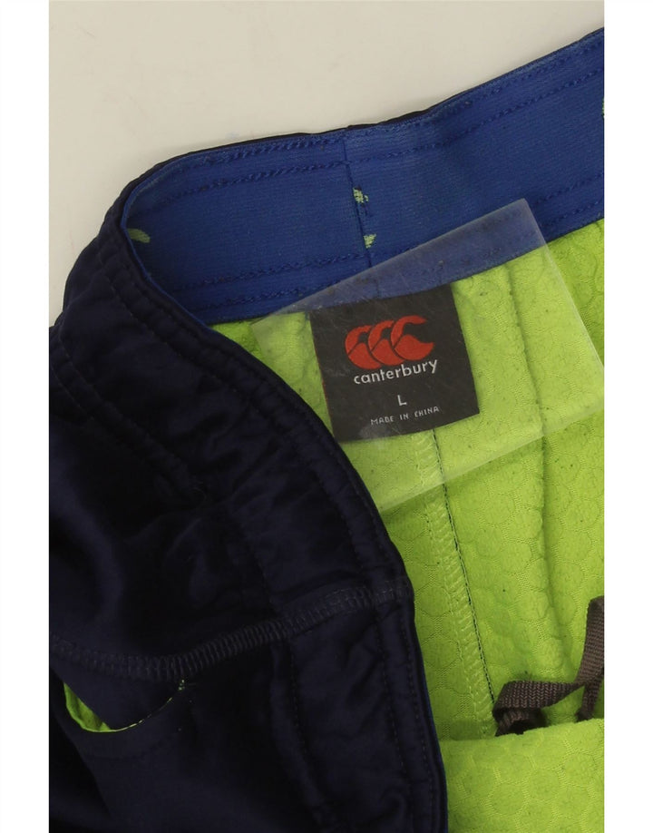 Canterbury Herre træningsdragt Bukser Joggers Large Navy Blue Polyester