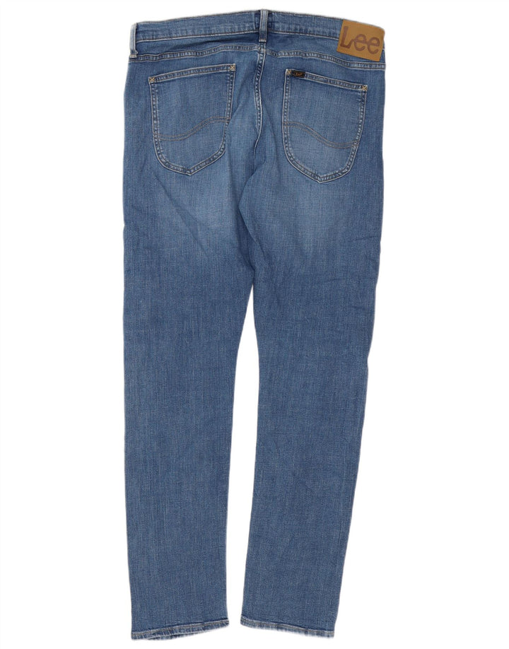 Lee Slim Jeans til mænd W34 L32 blå bomuld
