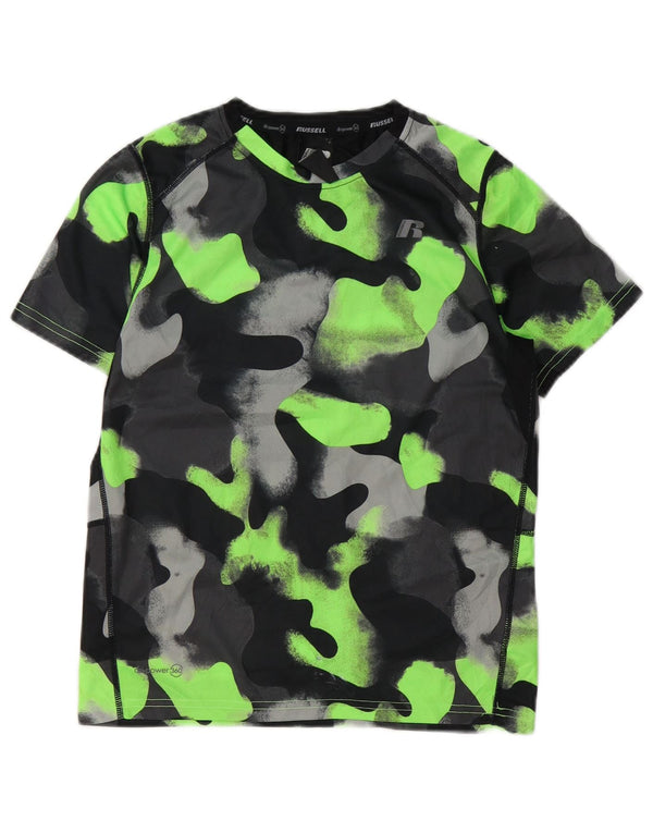 RUSSELL ATHLETIC Drenge T-Shirt Top 10-11 År Stor Flerfarvet
