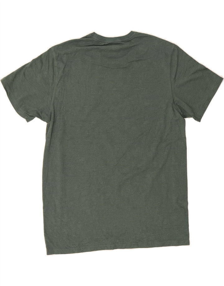 EDDIE BAUER Mens T-Shirt Top Medium Green Vintage Eddie Bauer and Second-Hand Eddie Bauer from Messina Hembry 