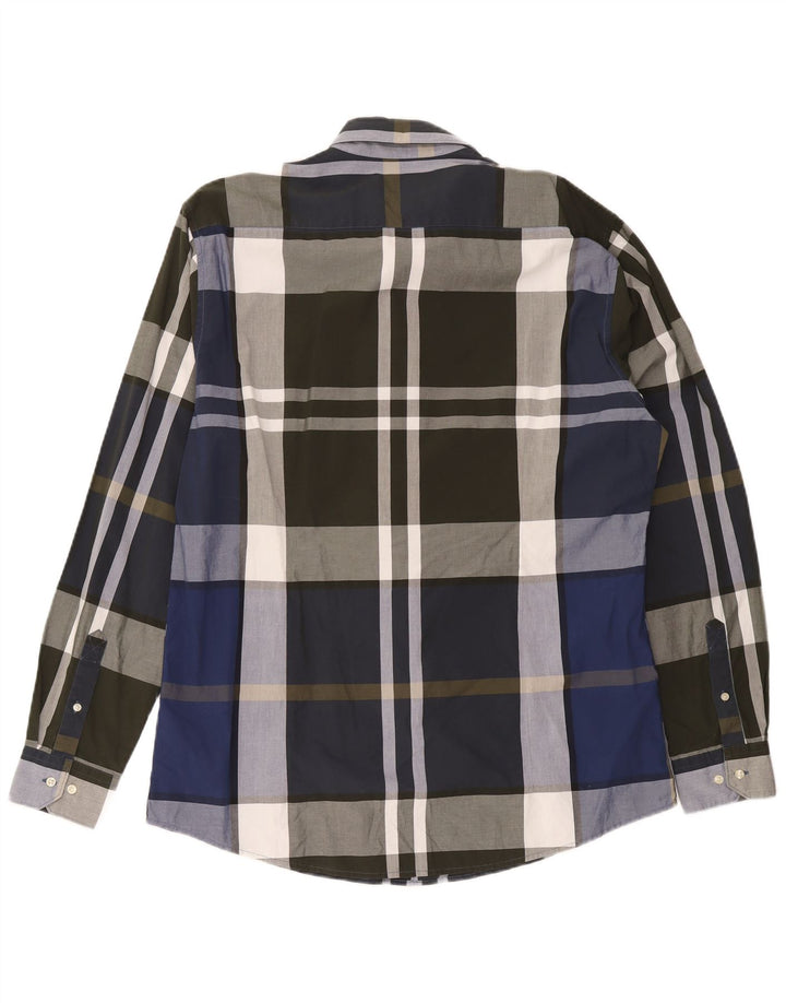 Barbour herre skræddersyet pasform skjorte XL flerfarvet plaid bomuld