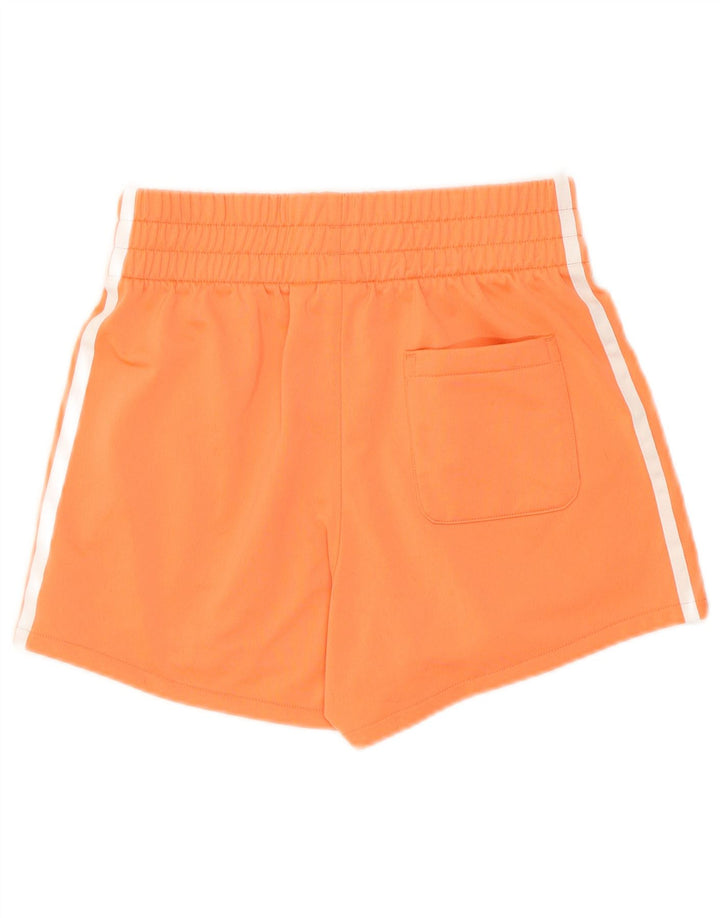 Adidas sportsshorts til kvinder UK 6 XS orange polyester
