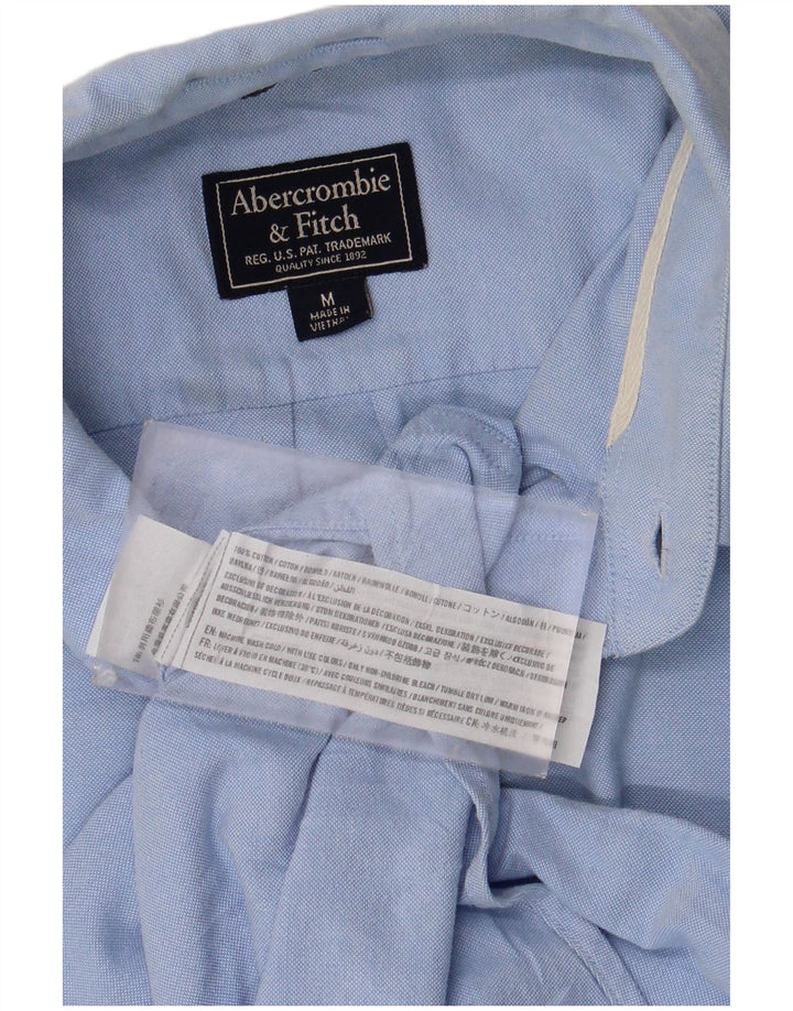 Abercrombie & Fitch Herre Muscle Shirt Medium Blue Bomuld