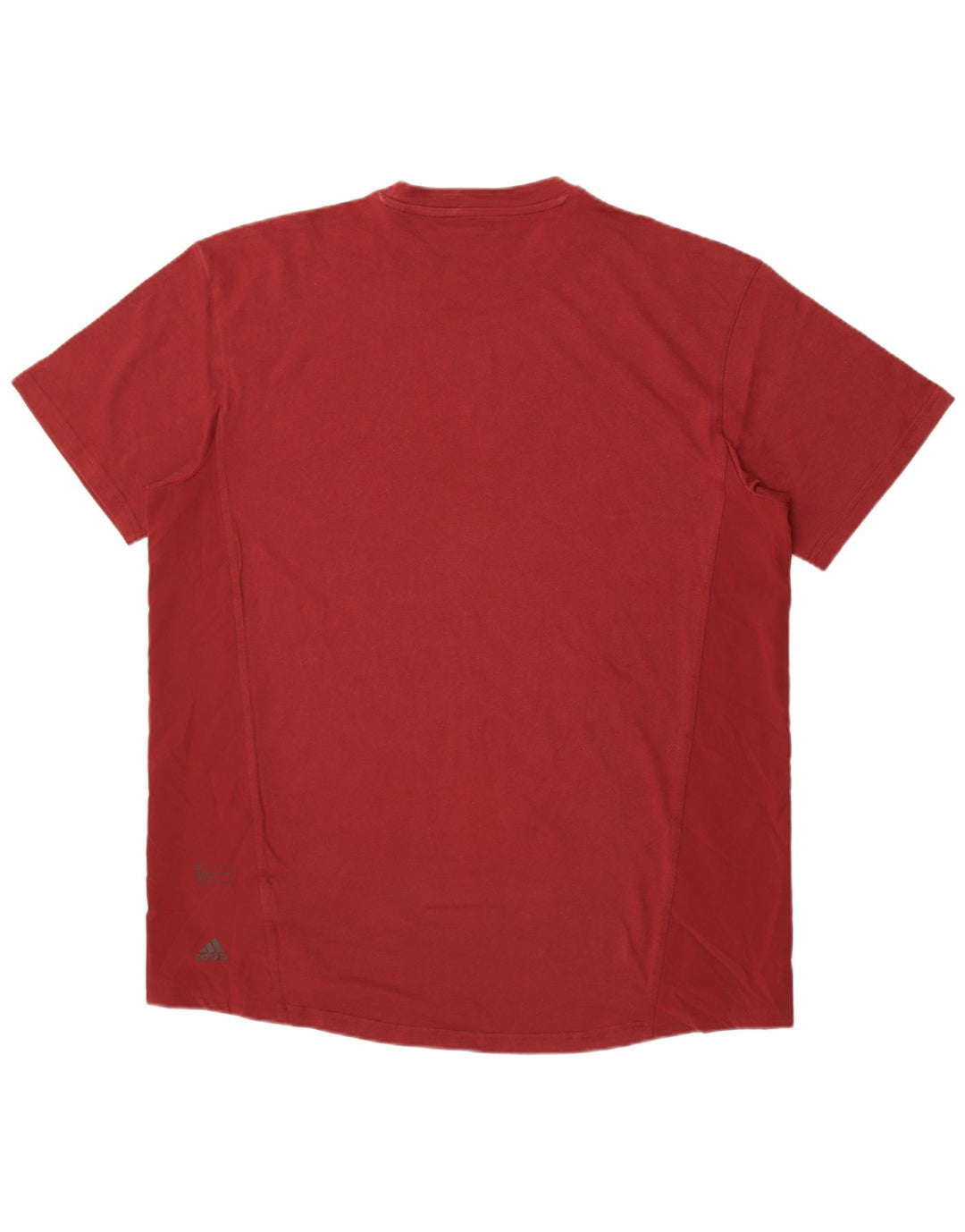 Adidas herre T-shirt top XL rødbrun bomuld