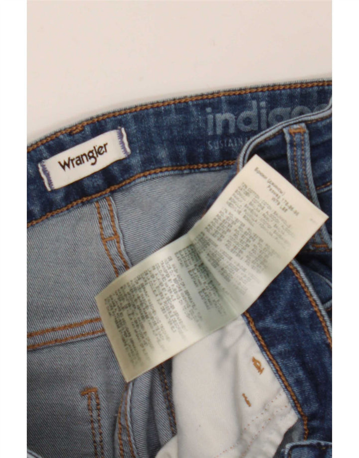 Wrangler Dame Slim Jeans W31 L34 Blå Bomuld
